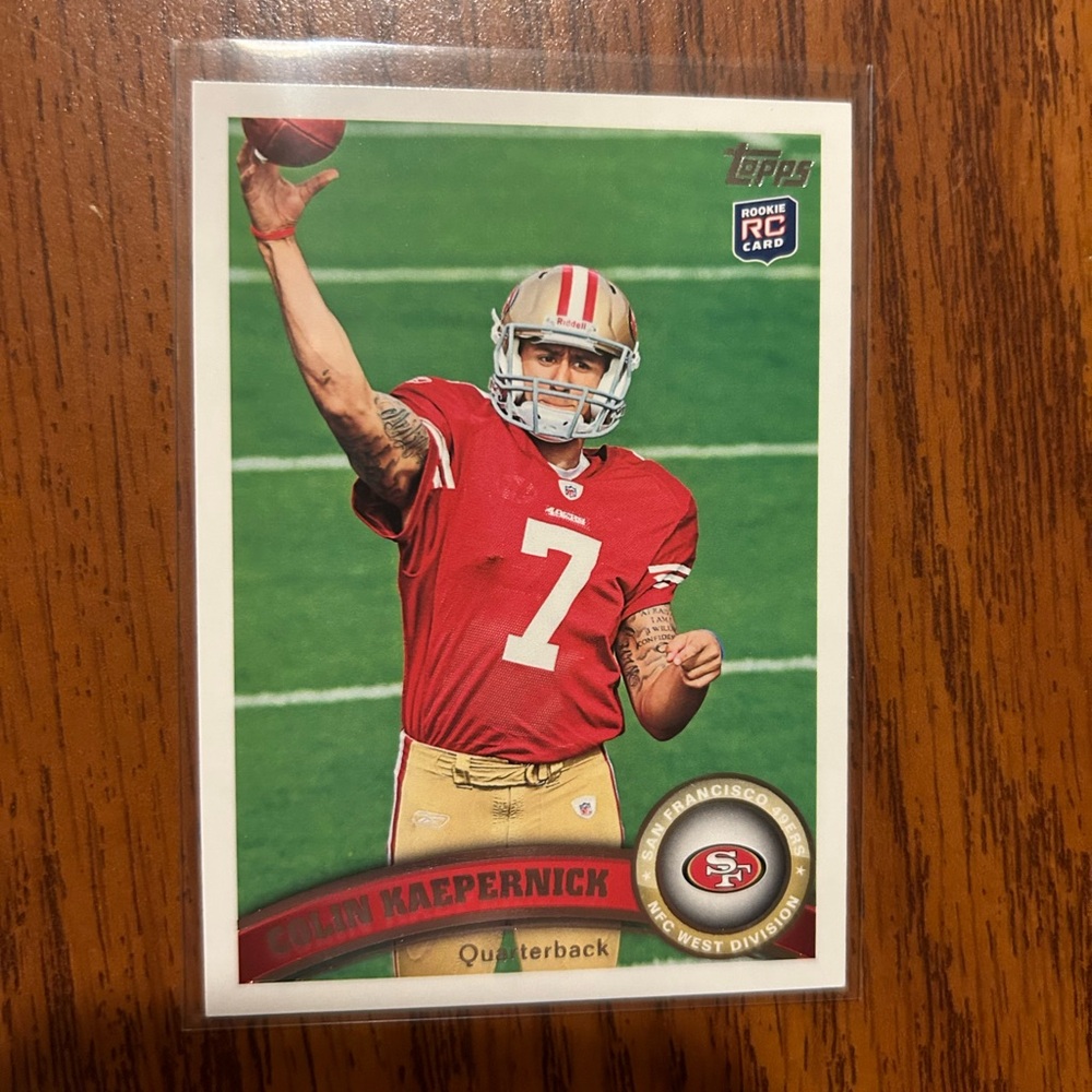 Colin Kaepernick 2011 Topps Rookie Card